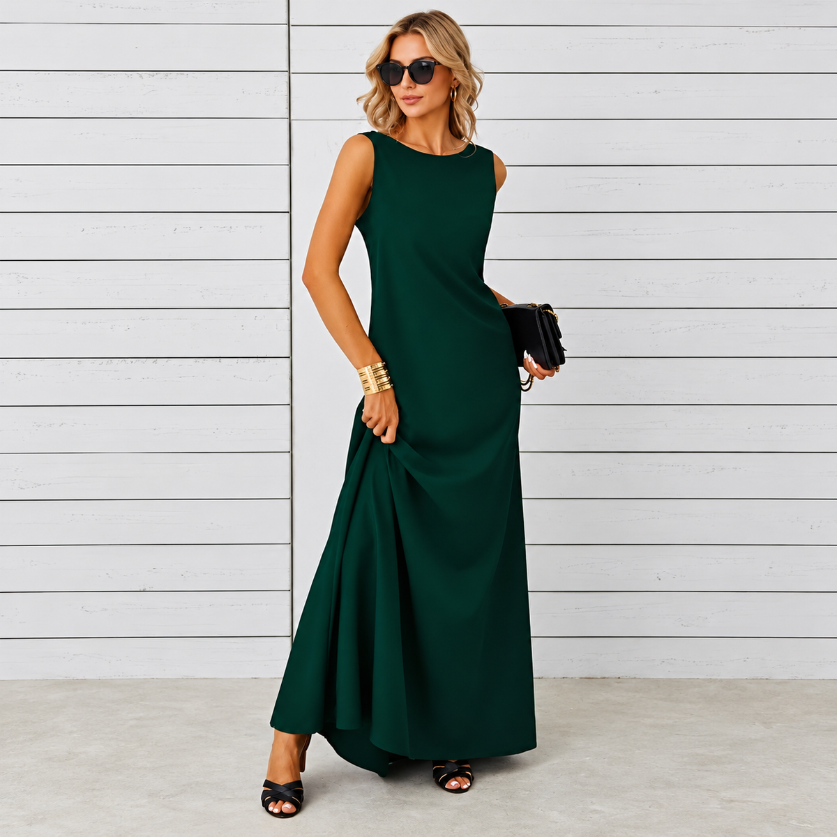 Saranna - Robe Longue Stylée pour Femmes