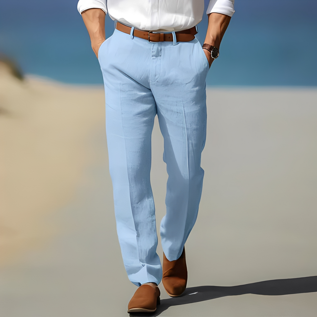 Kyle - Pantalon casual à la cheville pour homme