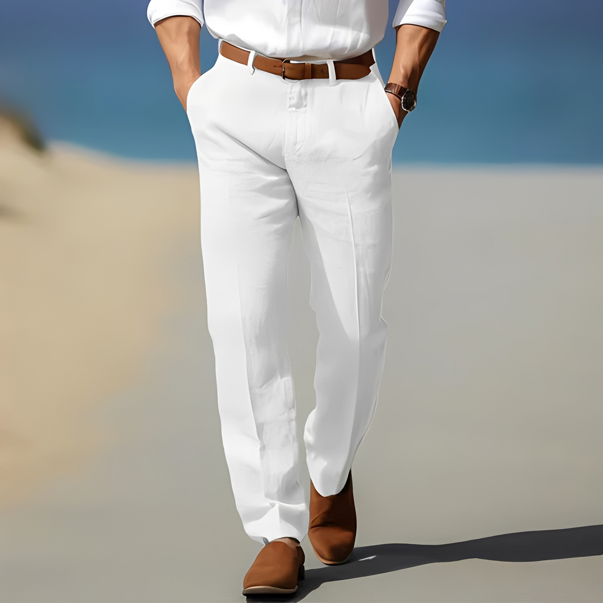 Kyle - Pantalon casual à la cheville pour homme