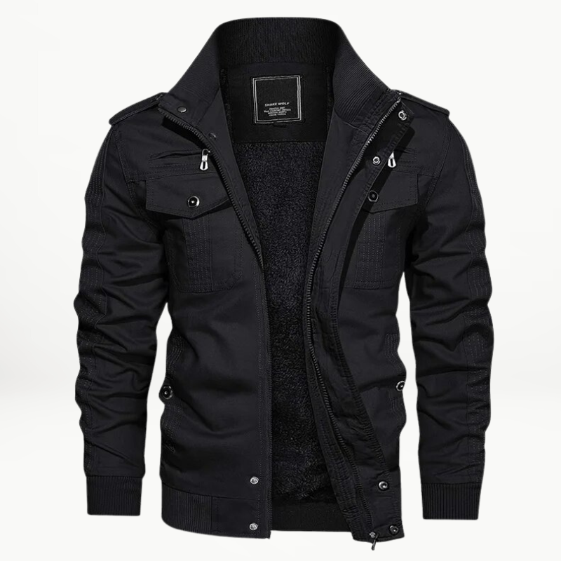 Jaxon - Manteau chaud et moelleux avec zip