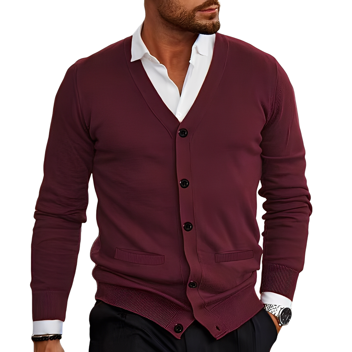 Holden - Veste boutonnée agréable et chaleureuse