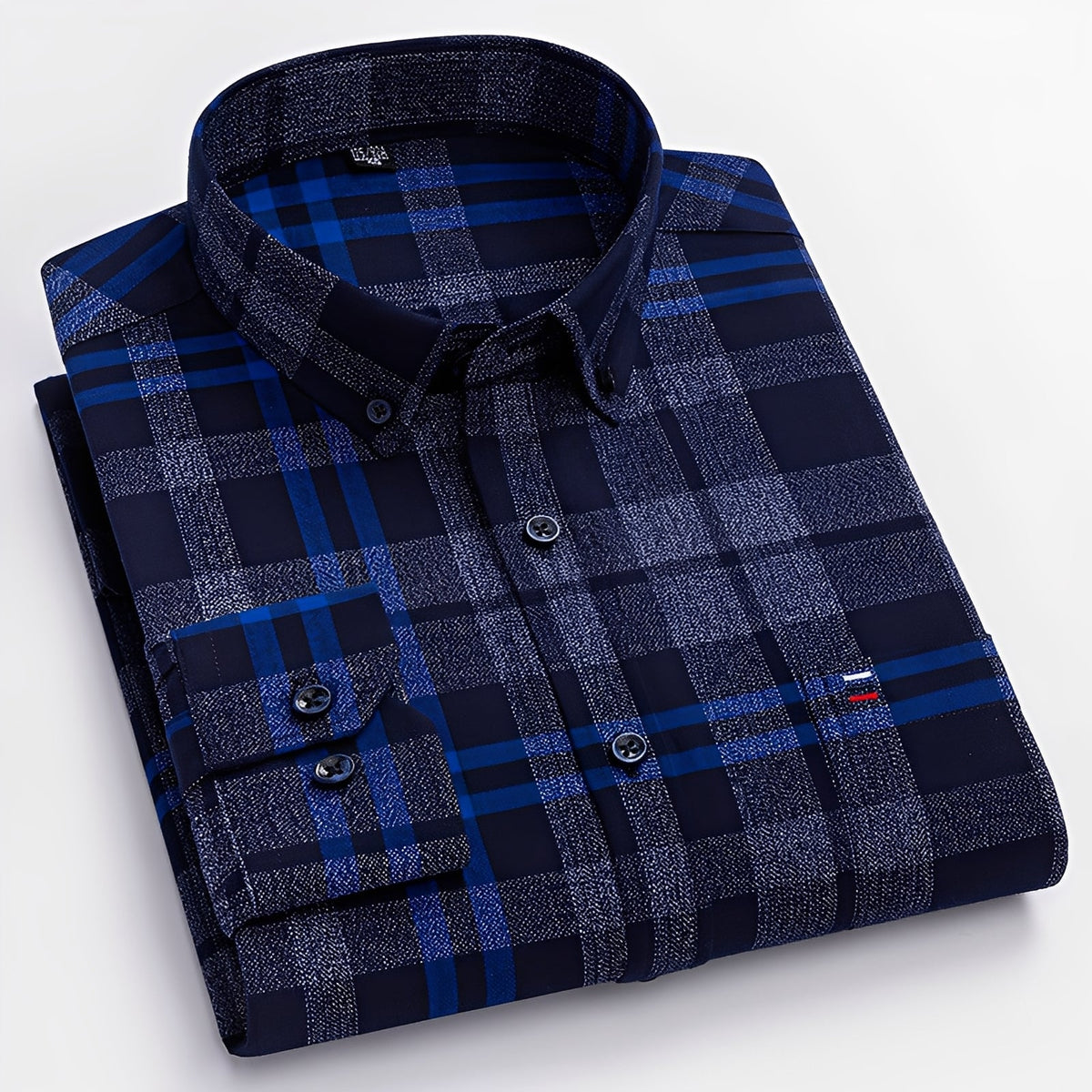 Nikolas - Chemise élégante à carreaux pour hommes