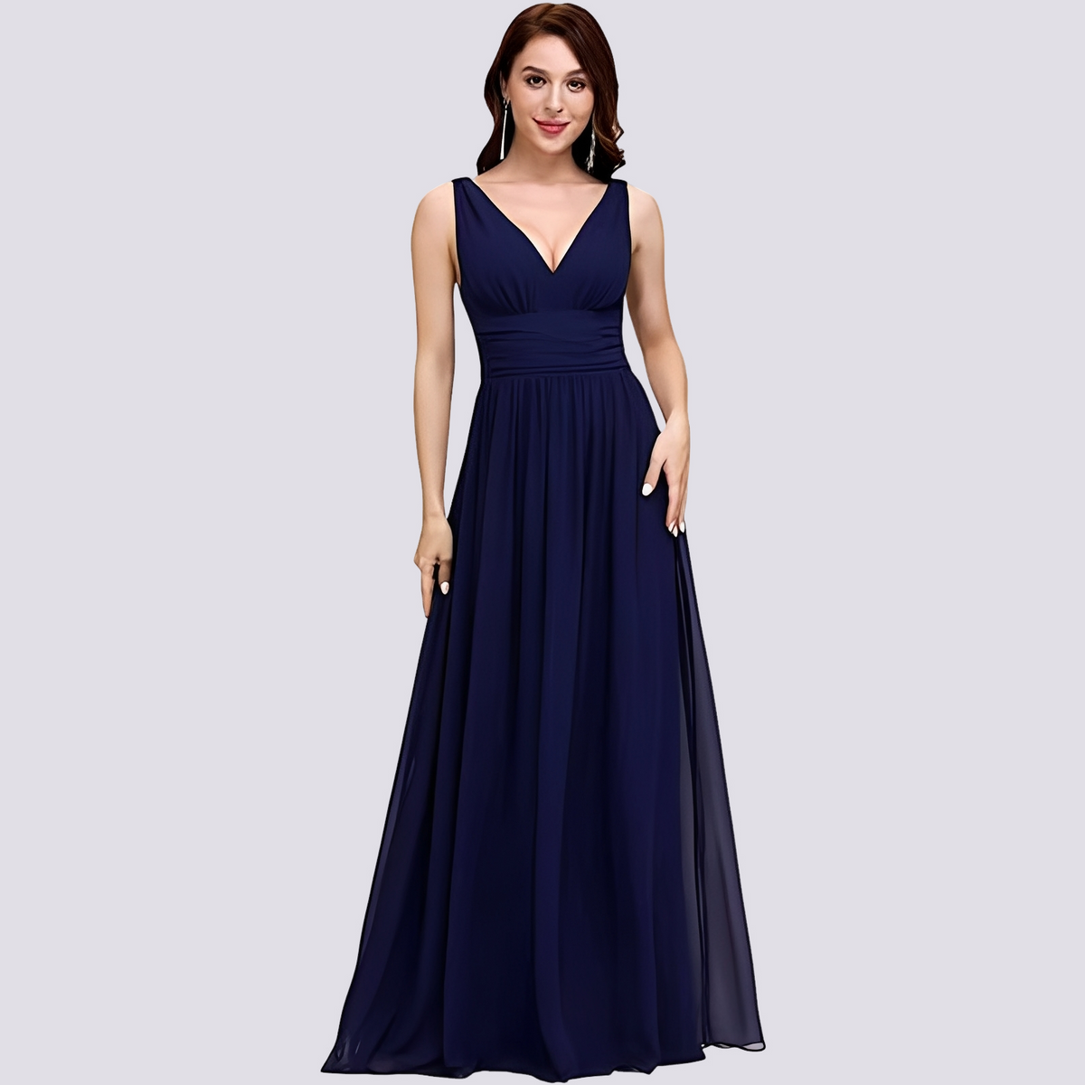 Maddie - Robe de soirée chic sans manches pour femmes