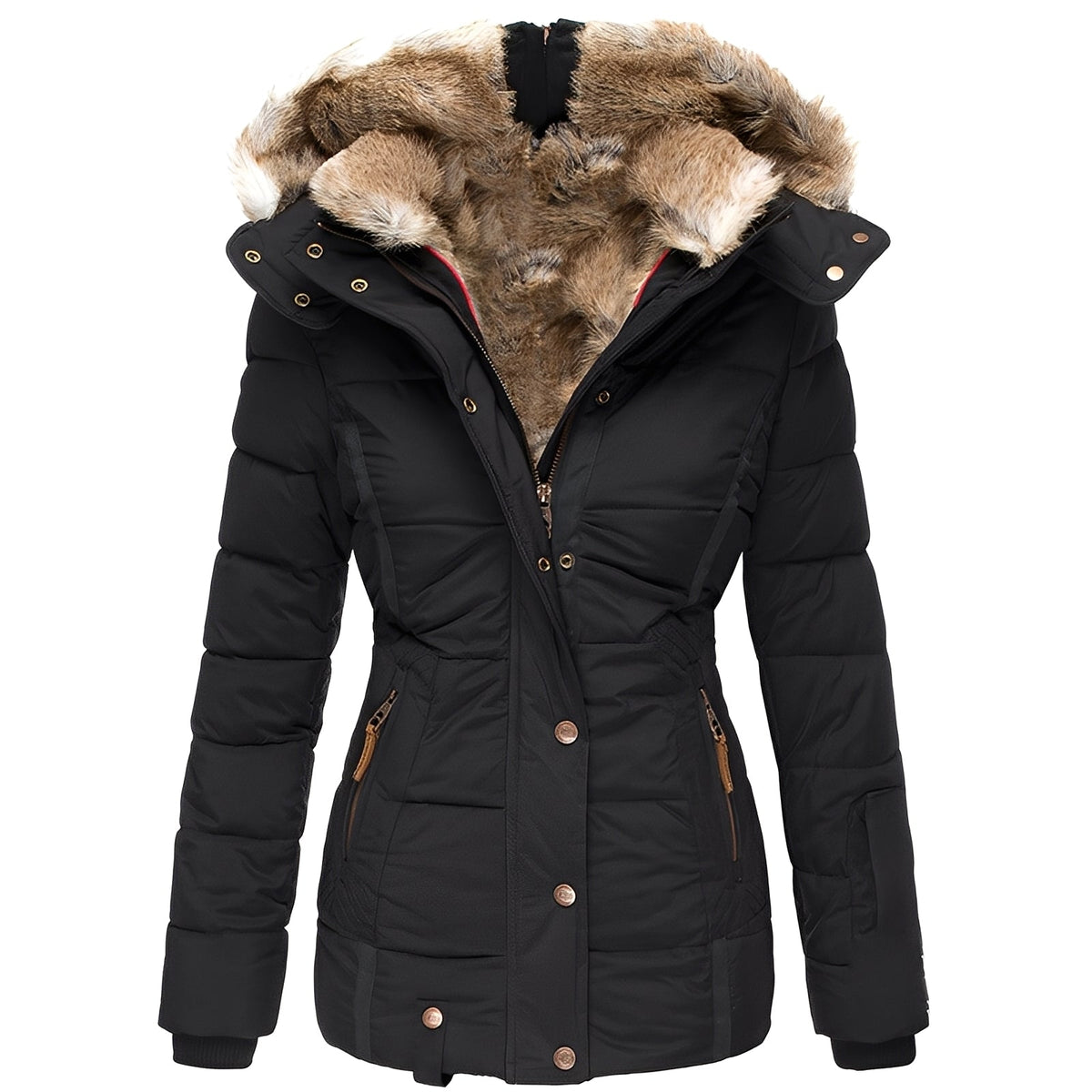 Romilly - Veste tendance et chaude avec capuche