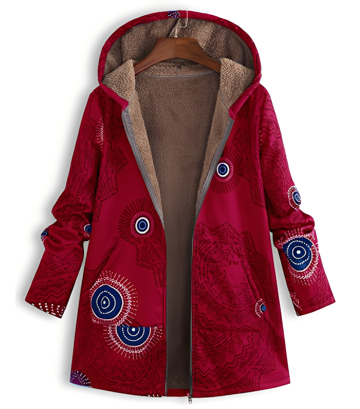 Jaslene - Classique, épaisse, chaude parka-veste pour femmes