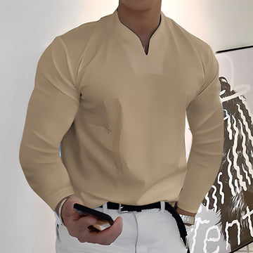 Corentin - Chemise pour homme manches longues et allure décontractée