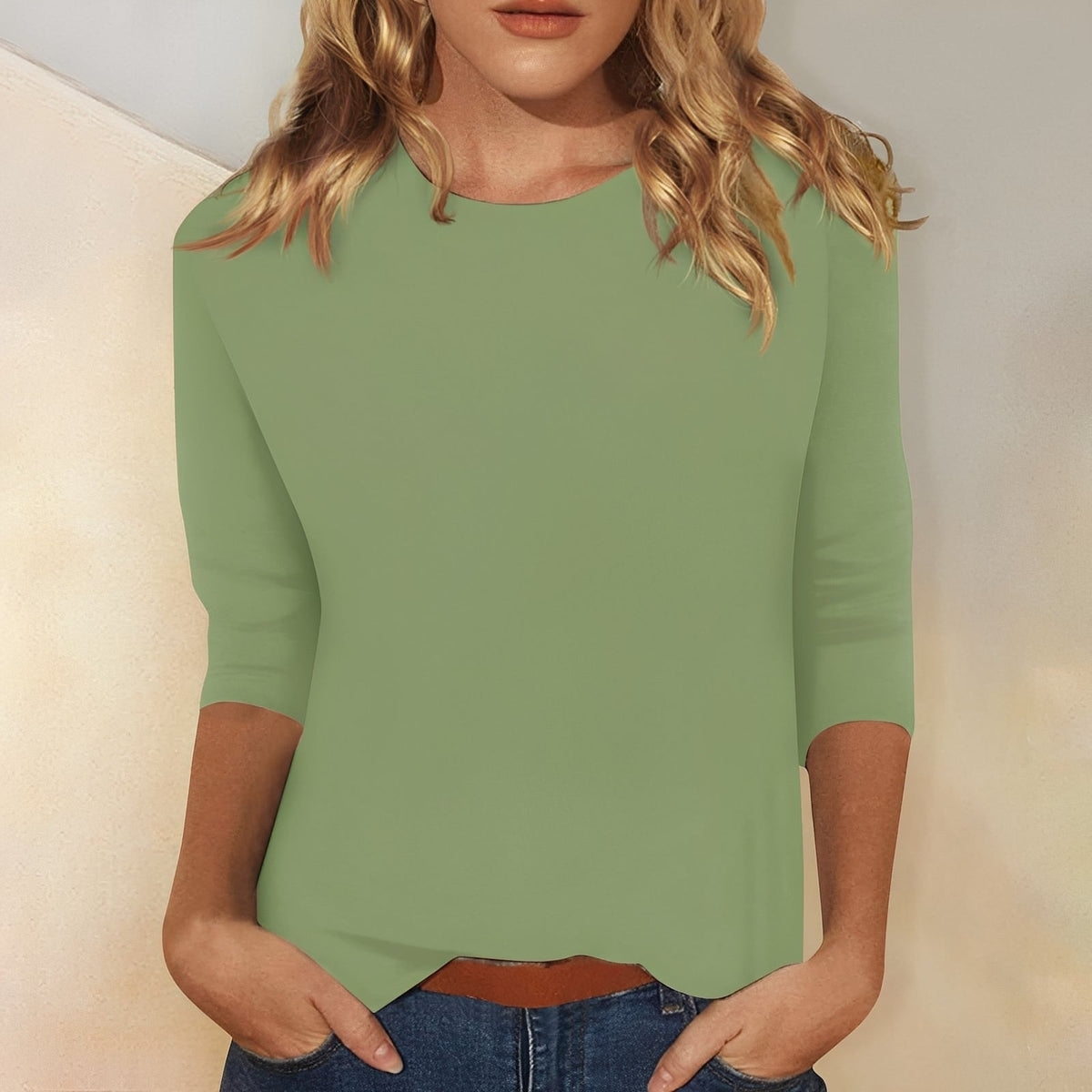 Katherina - T-shirt à col rond agréable à porter