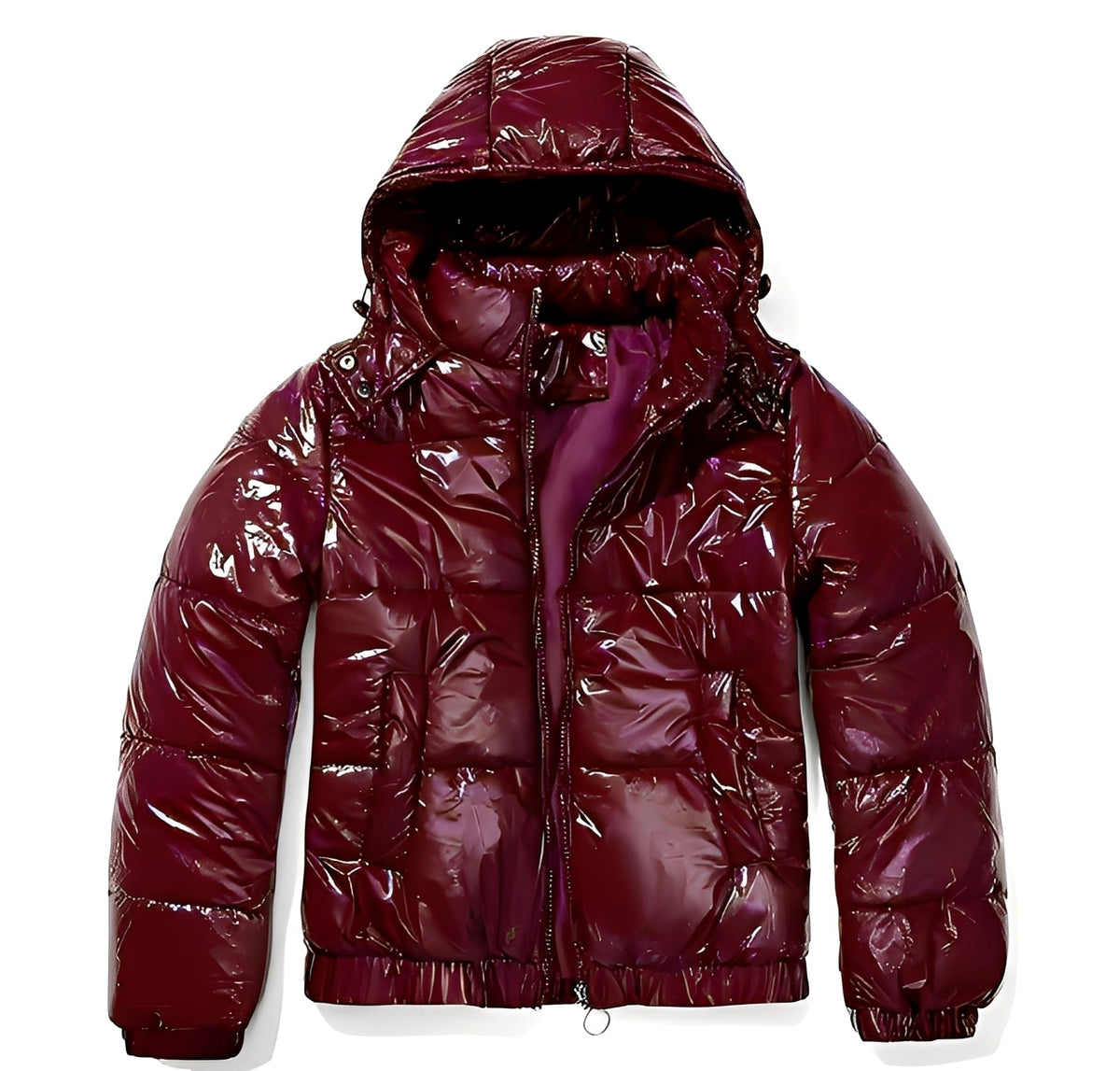 Yazmin - Veste brillante et stylée avec capuche pour femmes