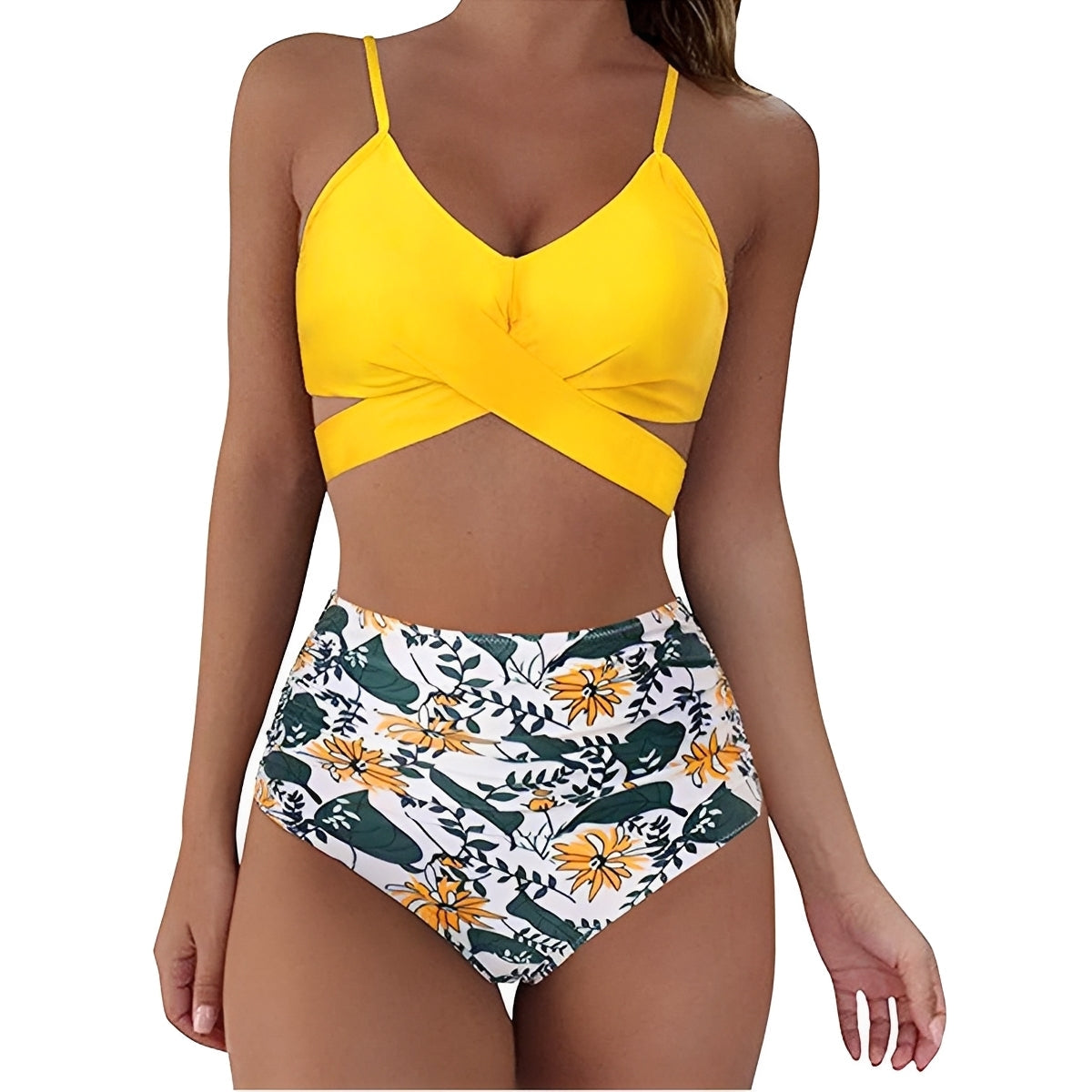 Rosie - Bikini chic à taille haute pour femmes