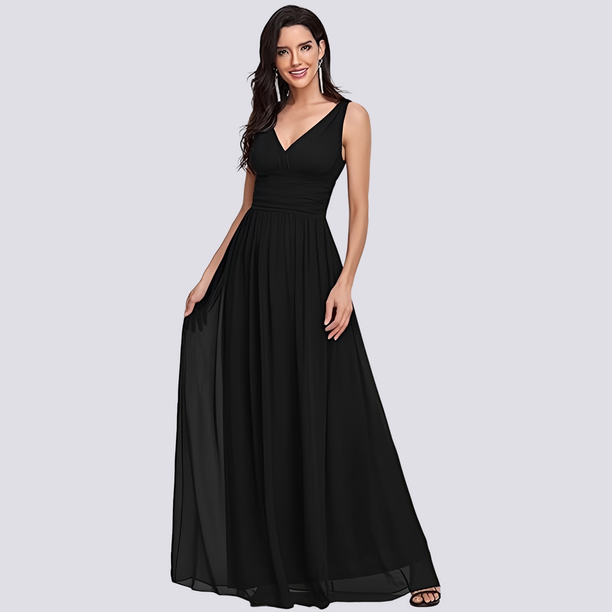 Maddie - Robe de soirée chic sans manches pour femmes