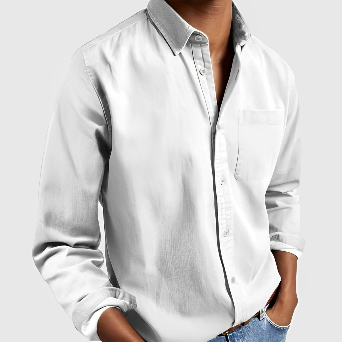 Dillan - Chemise Classique avec Boutons pour Hommes