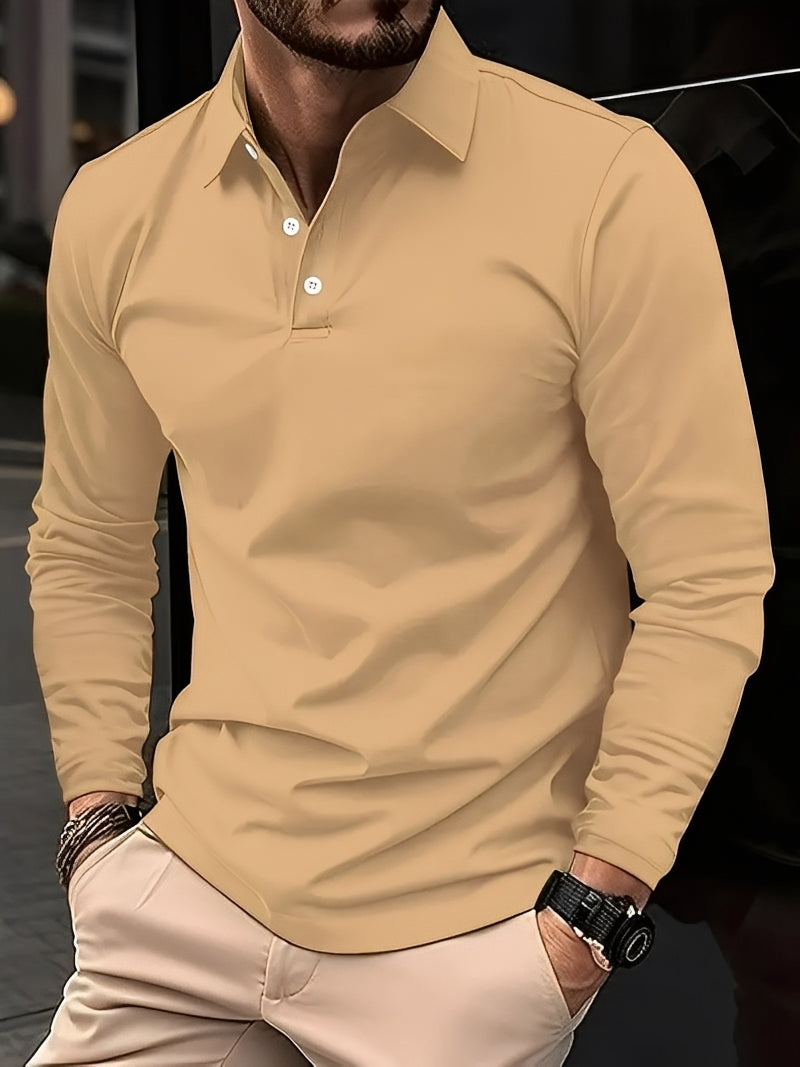 Burton - Classique polo à manches longues pour hommes
