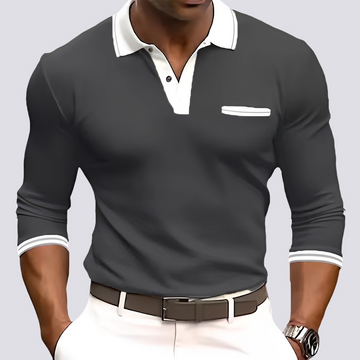 Hamish - Chemise à manches longues chic pour hommes