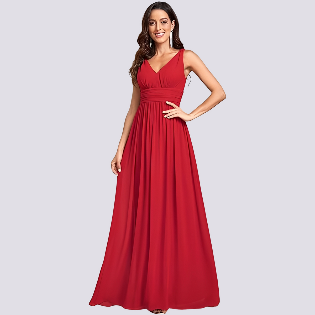 Maddie - Robe de soirée chic sans manches pour femmes