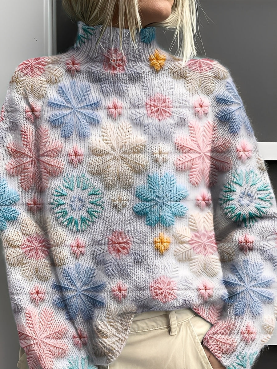 Amy - Pull à col roulé élégant pour femmes