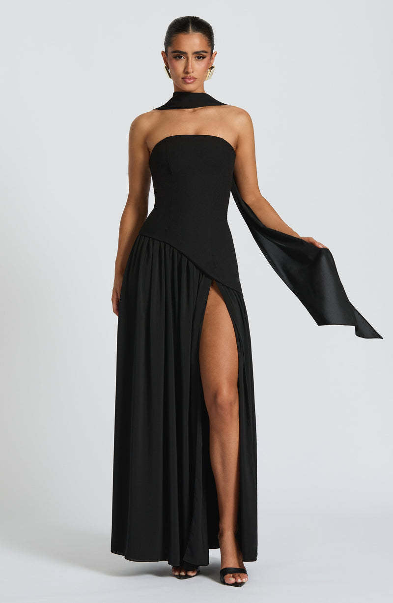 Maggie - Robe longue raffinée avec haut tube pour femmes
