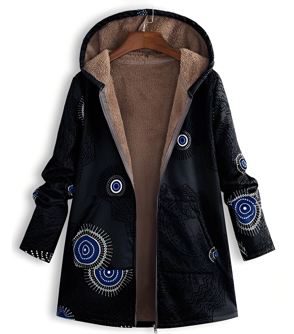 Jaslene - Classique, épaisse, chaude parka-veste pour femmes