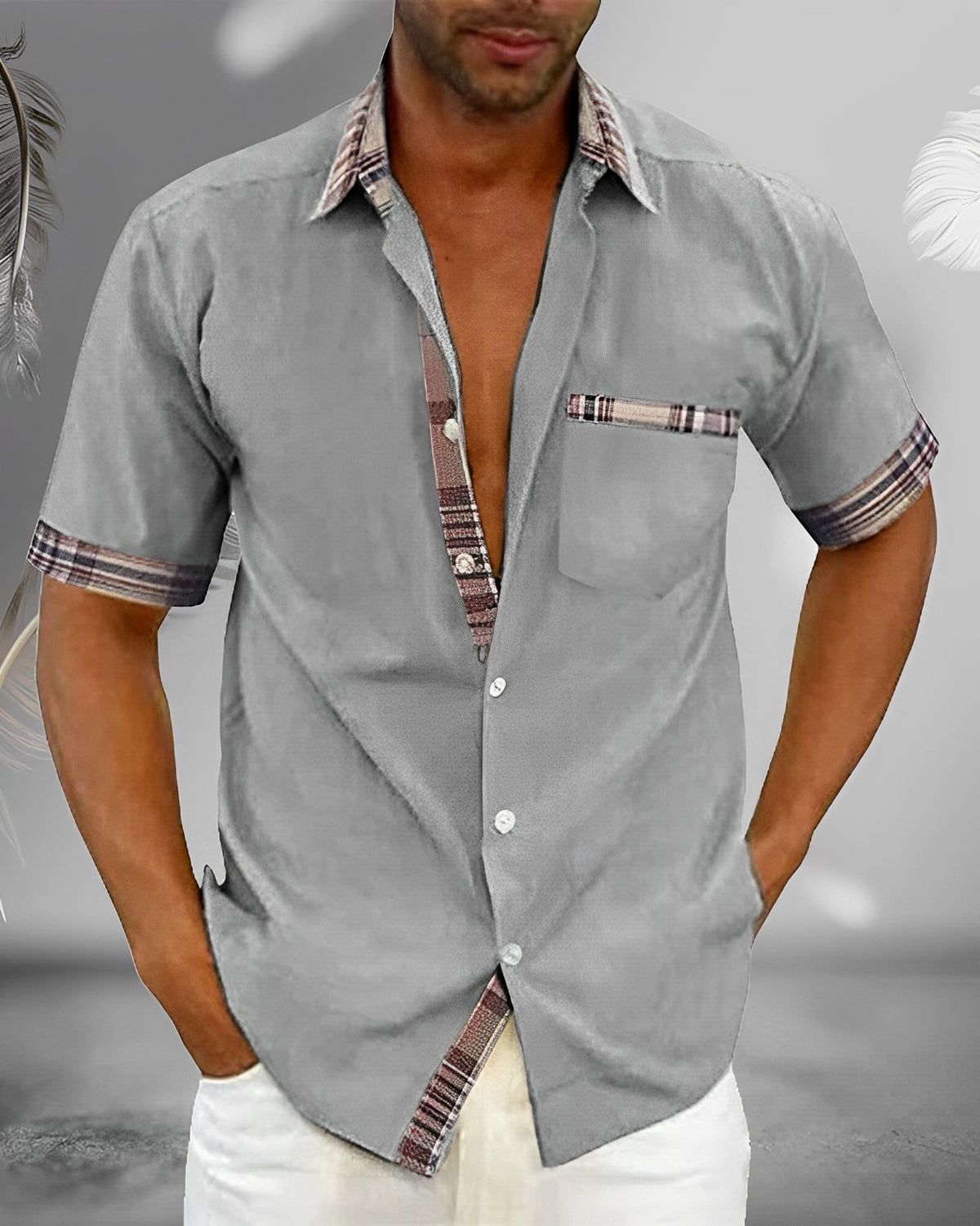 Theo – Chemise Manches Courtes Homme