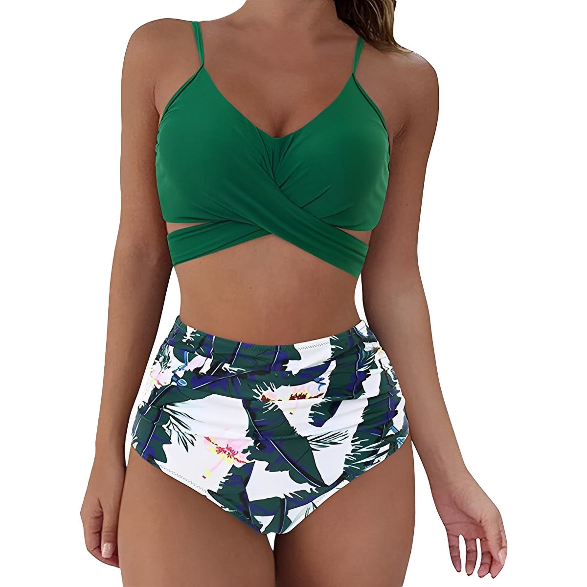 Rosie - Bikini chic à taille haute pour femmes