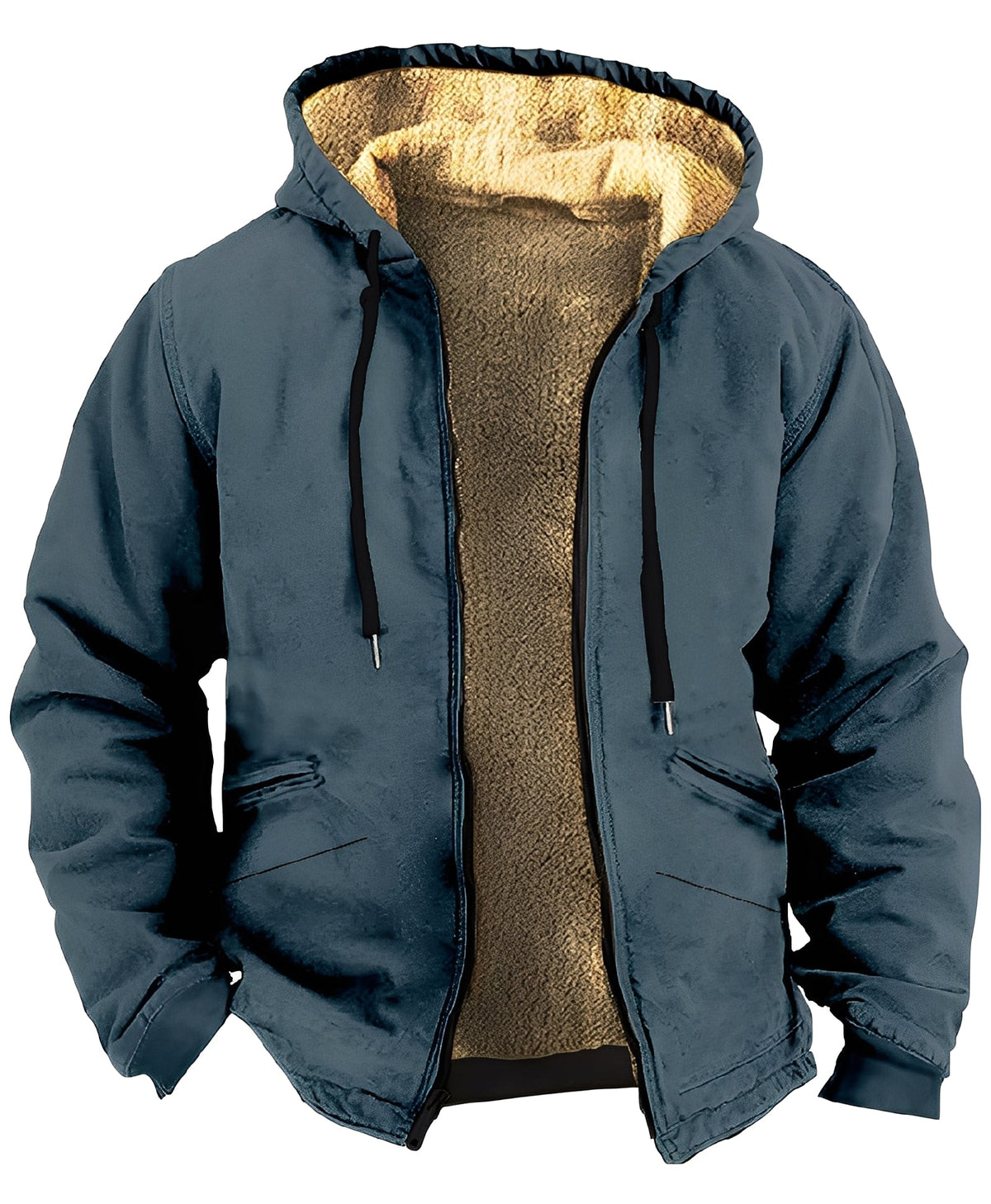 Mervin - Veste en velours colorée avec capuche pour hommes