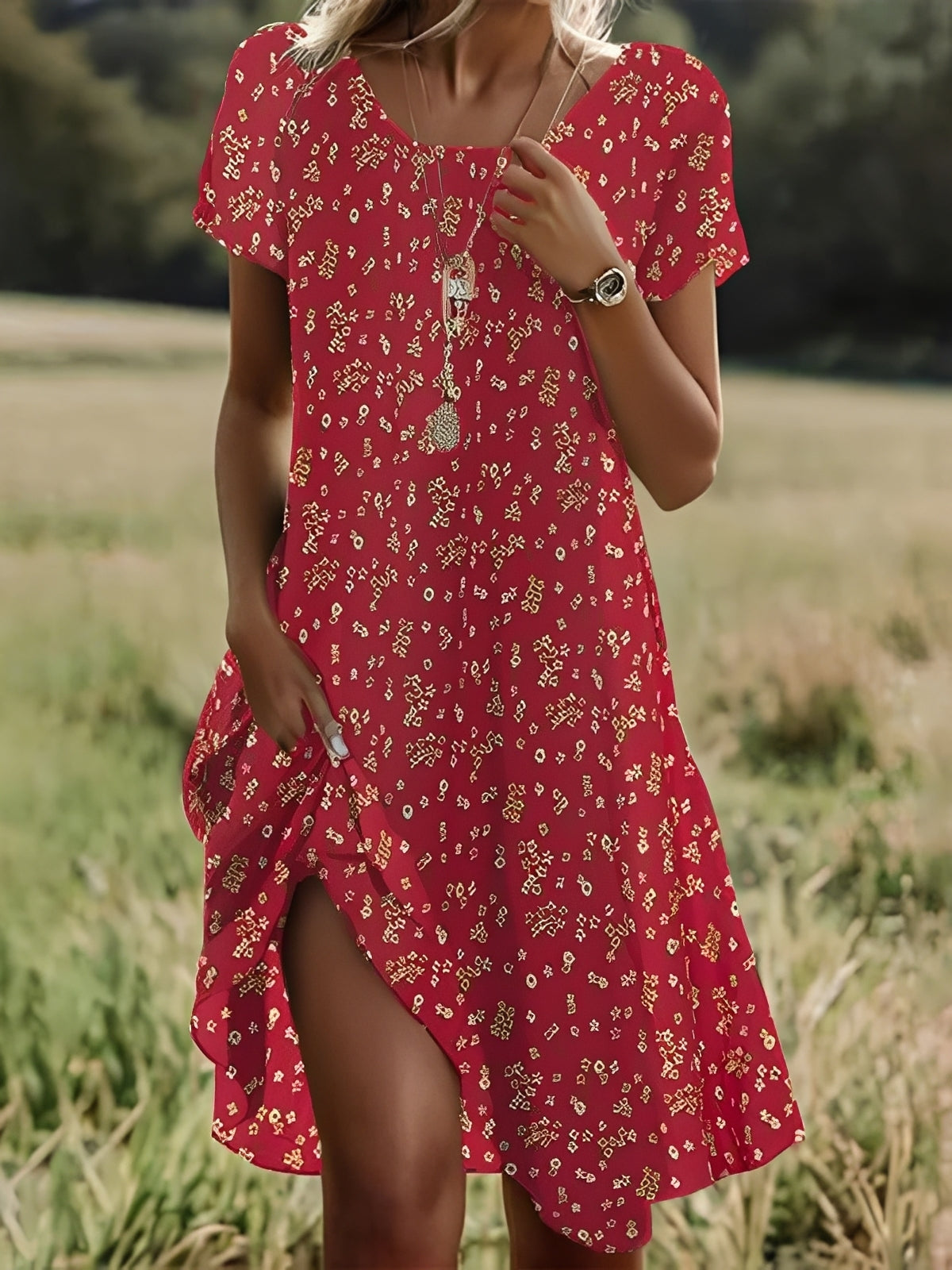 Gloria - Robe classique ethnique pour femmes