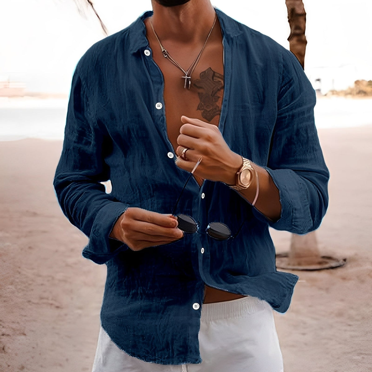 Henry - Chemise décontractée et aérée pour hommes