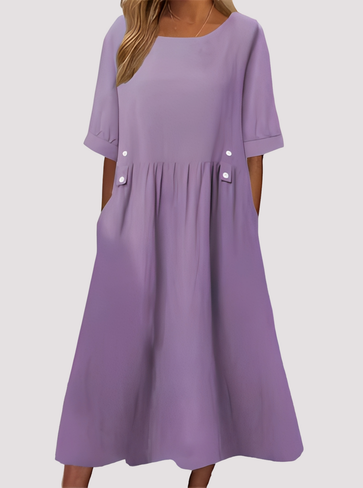 Julie - Robe décontractée avec poches pour femmes