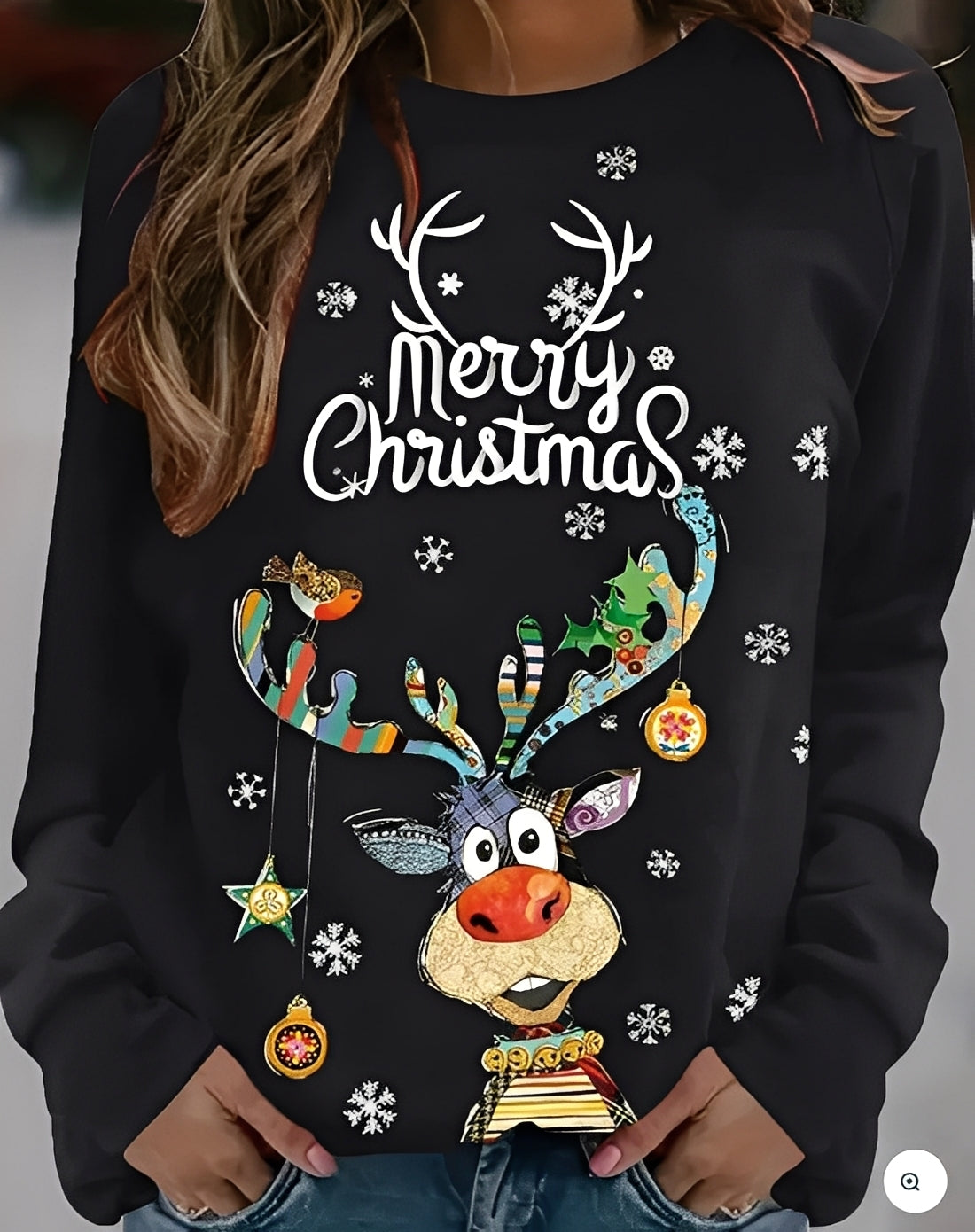 Quinty - Tricot de Noël pour femme