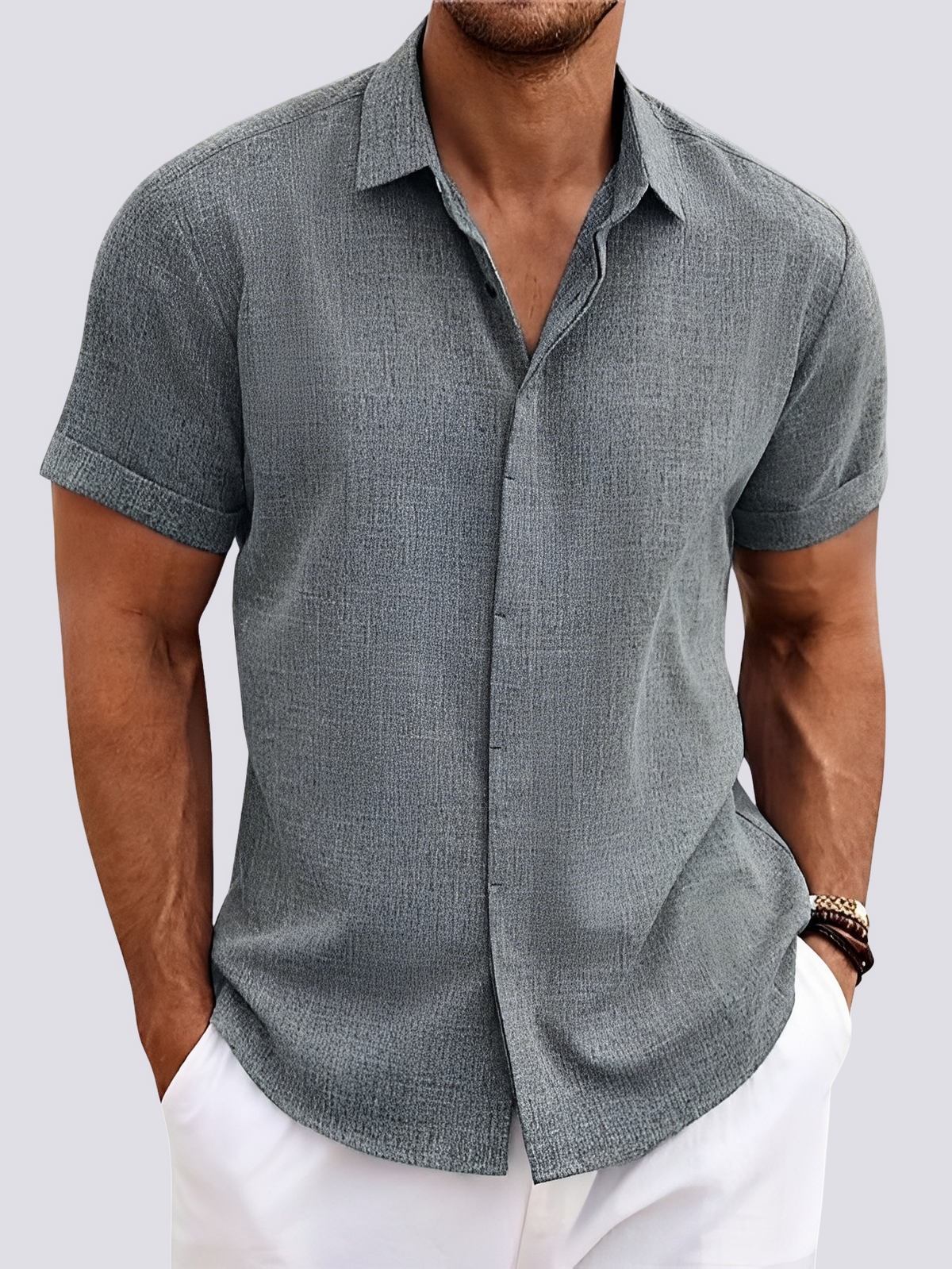 Dale - Chemise ample et décontractée pour hommes