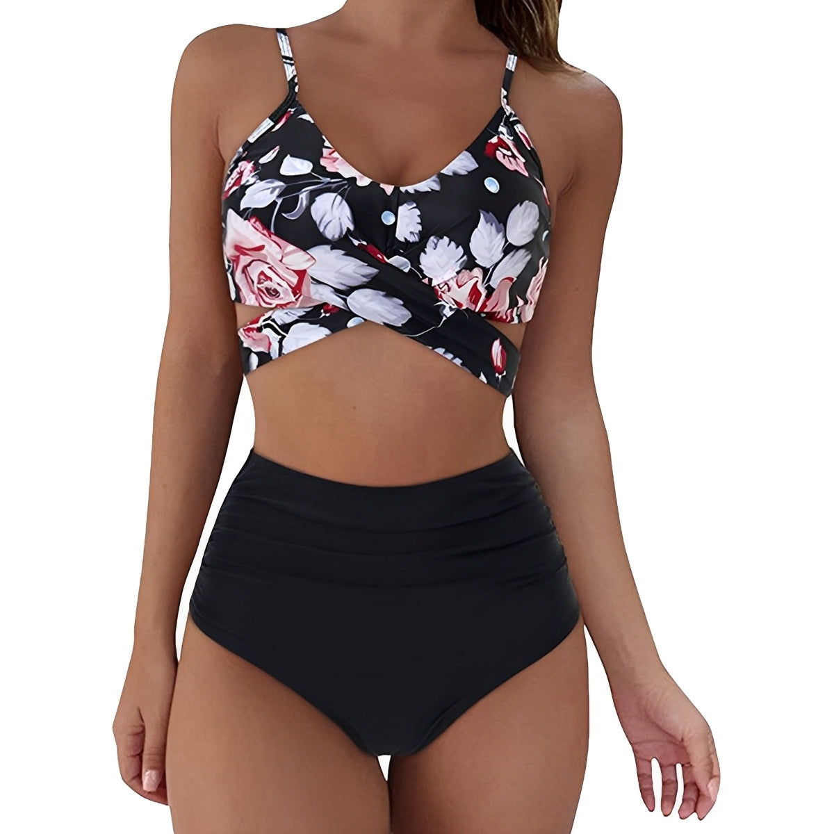 Rosie - Bikini chic à taille haute pour femmes