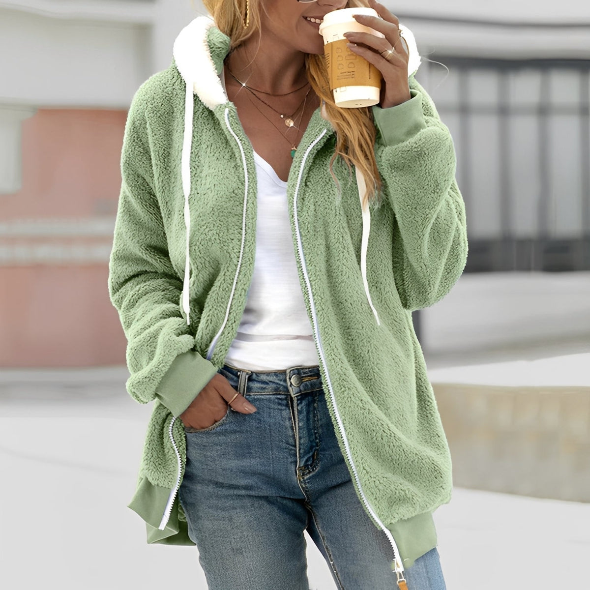 Chloe - Veste à capuche chaude pour femmes