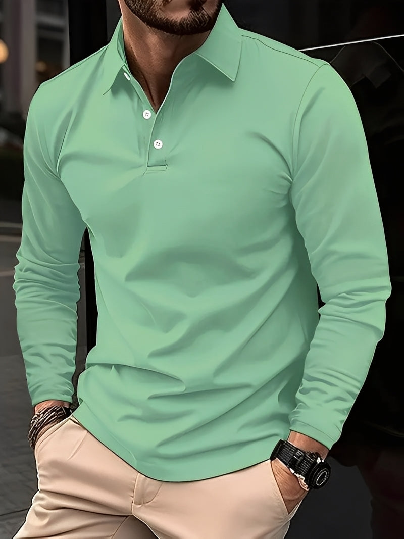 Burton - Classique polo à manches longues pour hommes