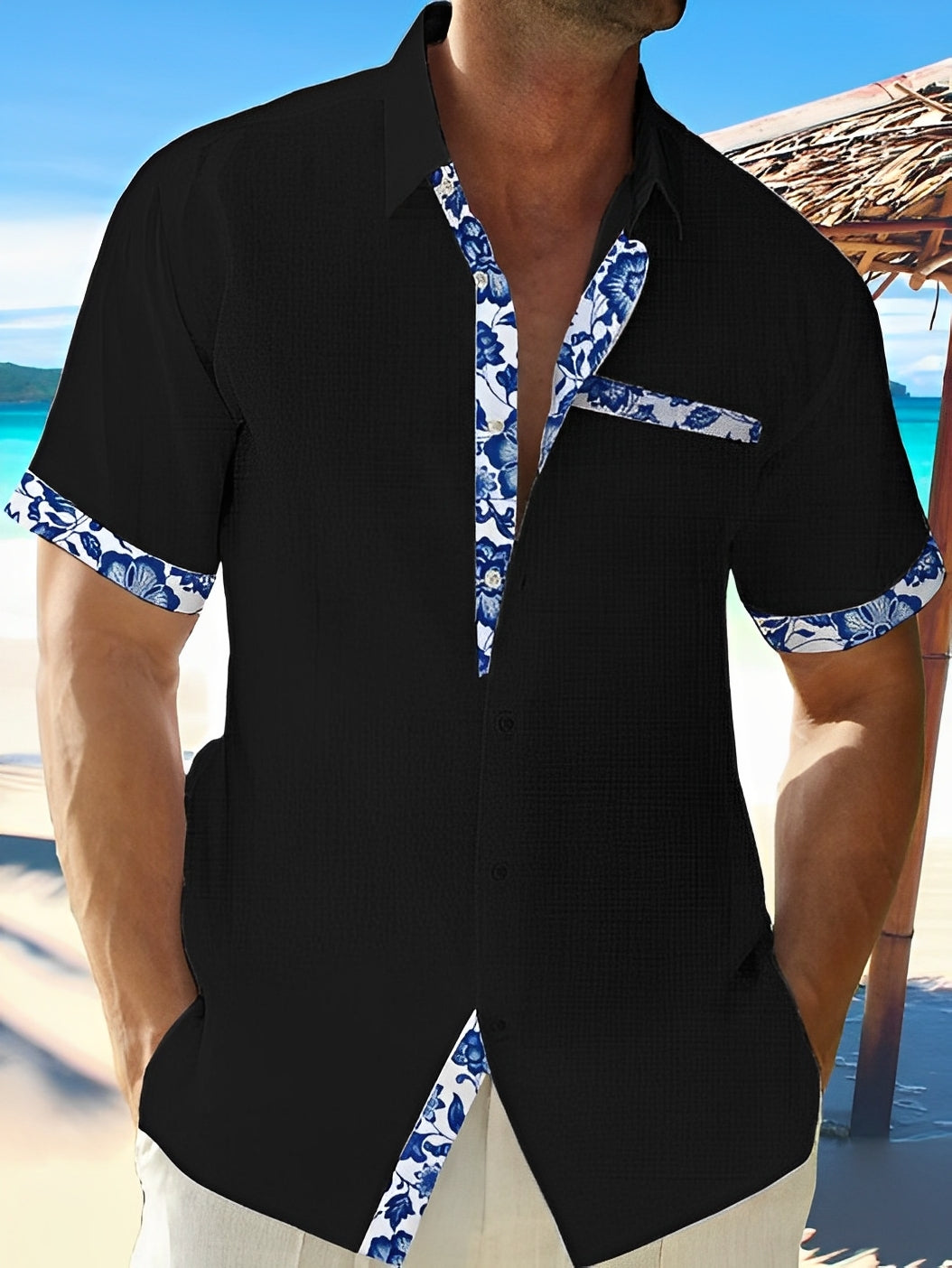 Anthony - Chemise en lin confortable pour hommes