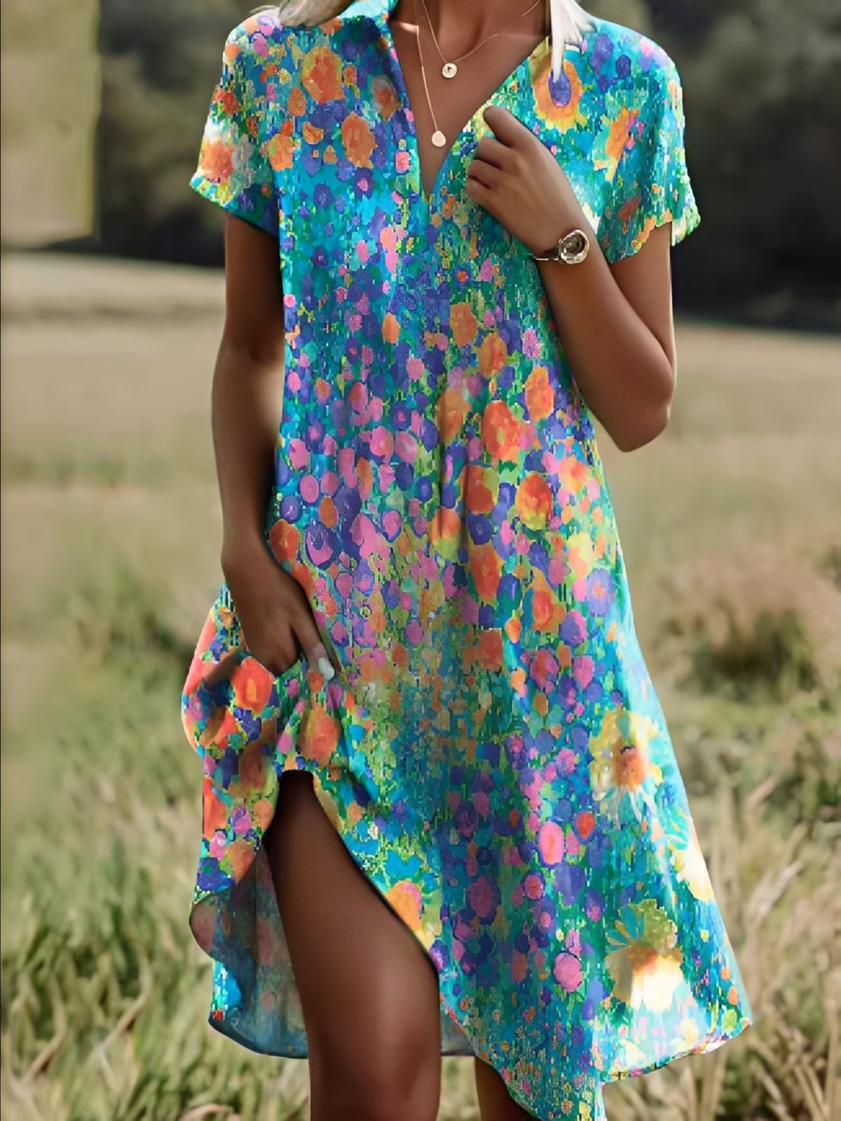 Gloria - Robe classique ethnique pour femmes