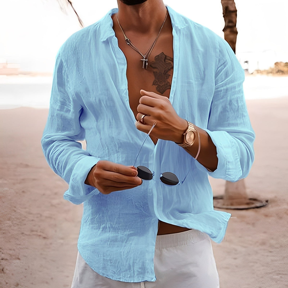 Henry - Chemise décontractée et aérée pour hommes