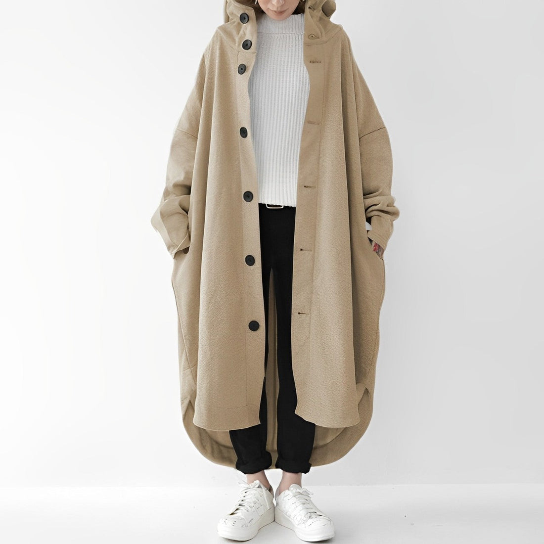 Cailyn - Long trench-coat confortable