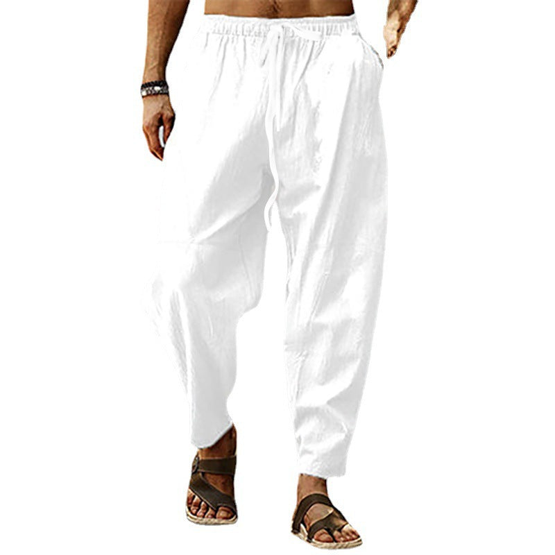 Titus - pantalon de plage pour homme en coton et lin