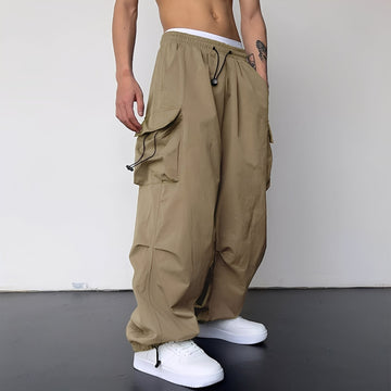 Kaleb - Pantalon cargo élégant à coupe large