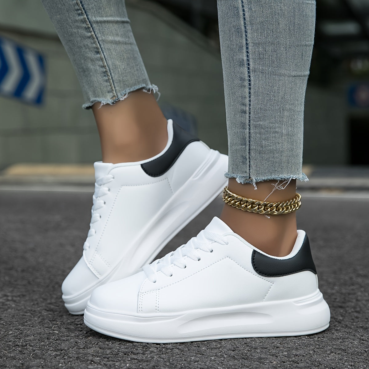 Layla - Baskets blanches pour femmes pour un style quotidien