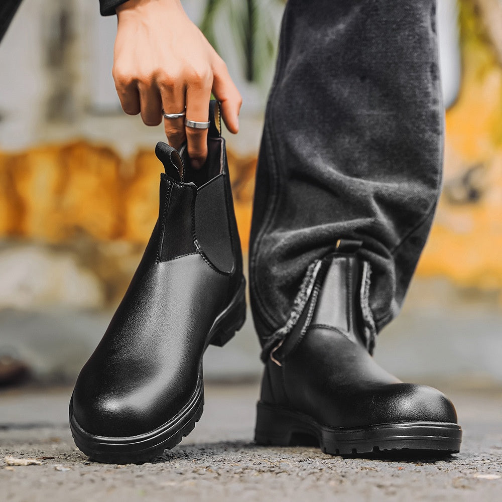 Barrett - Bottes en cuir classiques pour hommes