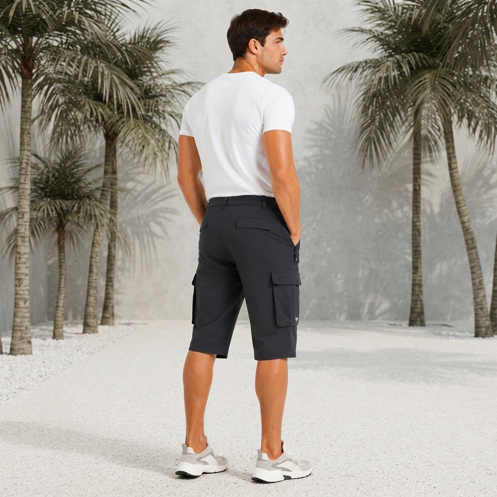 Cedrik - Short Cargo à Taille Élastique