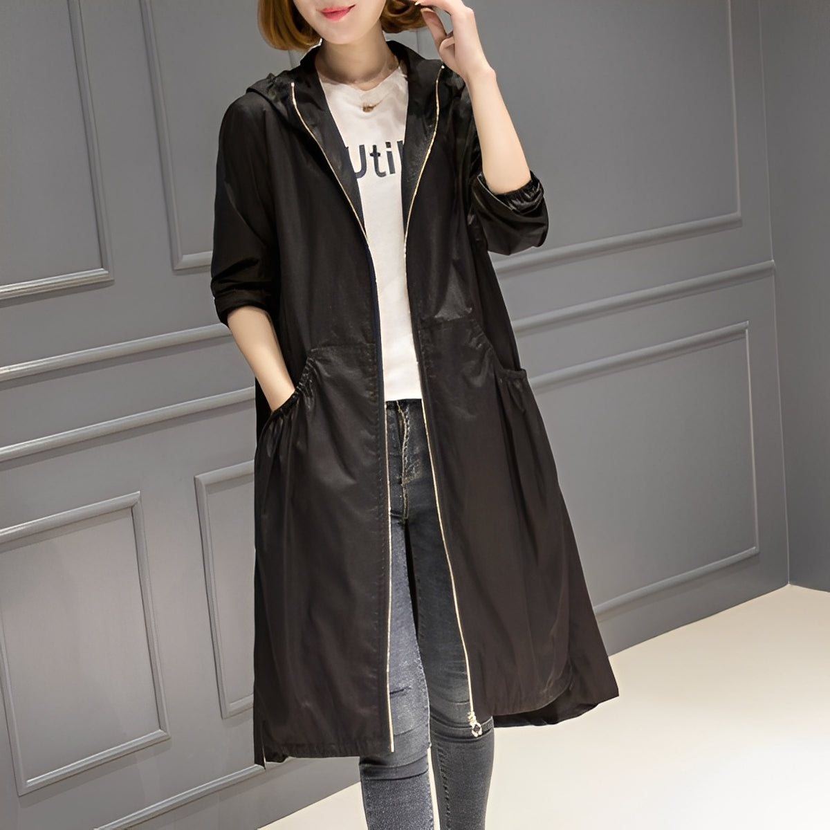 Margarette - Manteau de pluie élégant avec capuche pour femmes