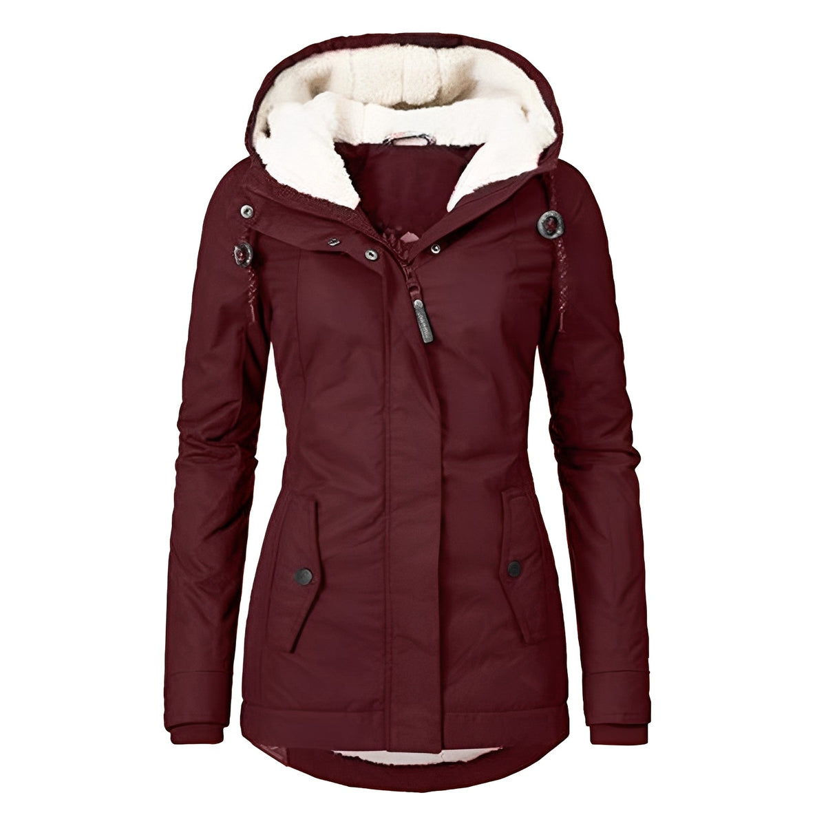 Earleen - Blouson douillet et chaud avec capuche