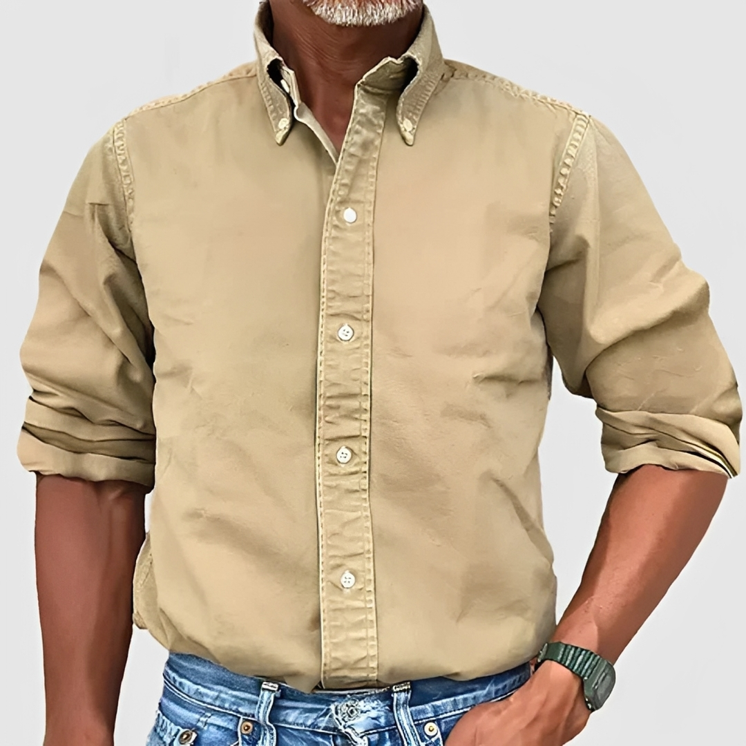Edmond - Chemise classique à manches longues pour homme