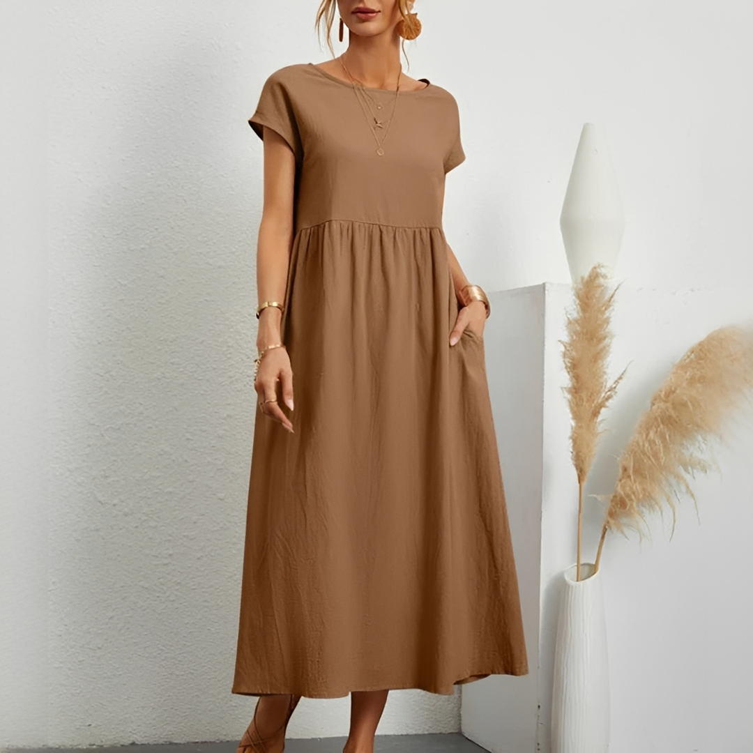 Ginovie - Robe d'été sophistiquée pour femme