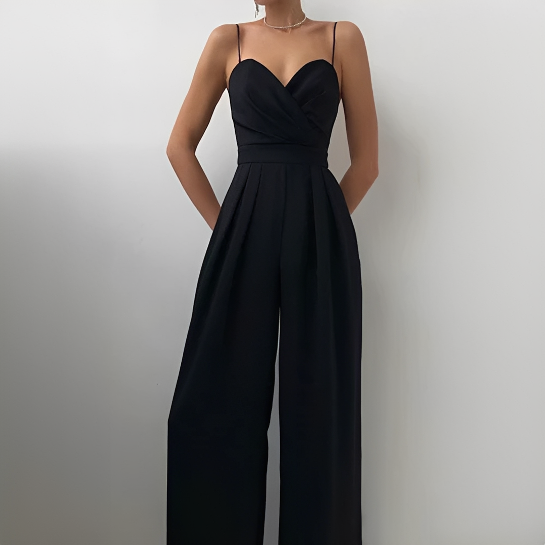 Glysha - Combinaison chic à jambes larges pour femme