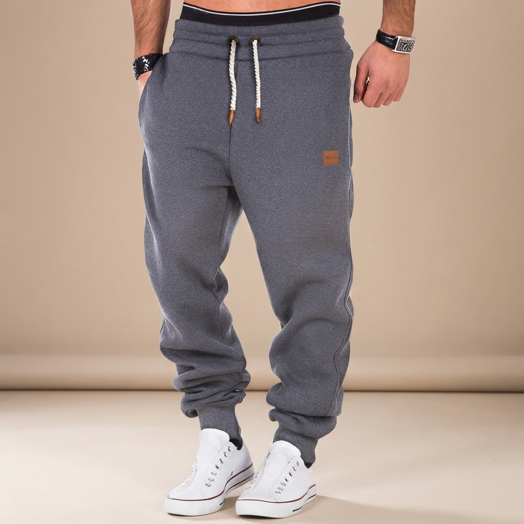 Devin - Pantalon à Taille Élastique avec Cordon Réglable