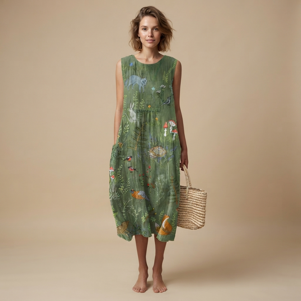 Elisa - Robe Sophistiquée Sans Manches