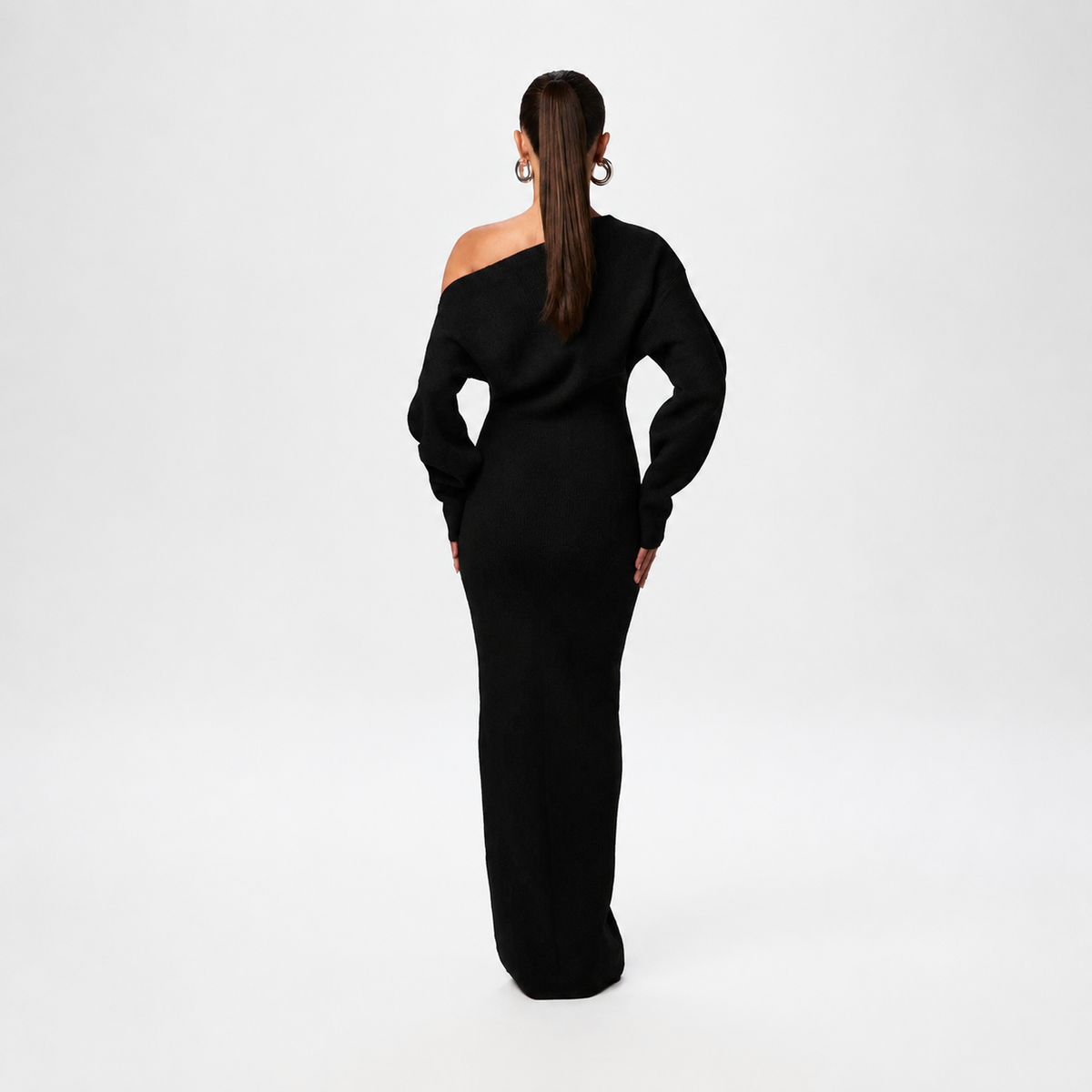 Tahlia - Robe Longue Élégante à Une Épaule