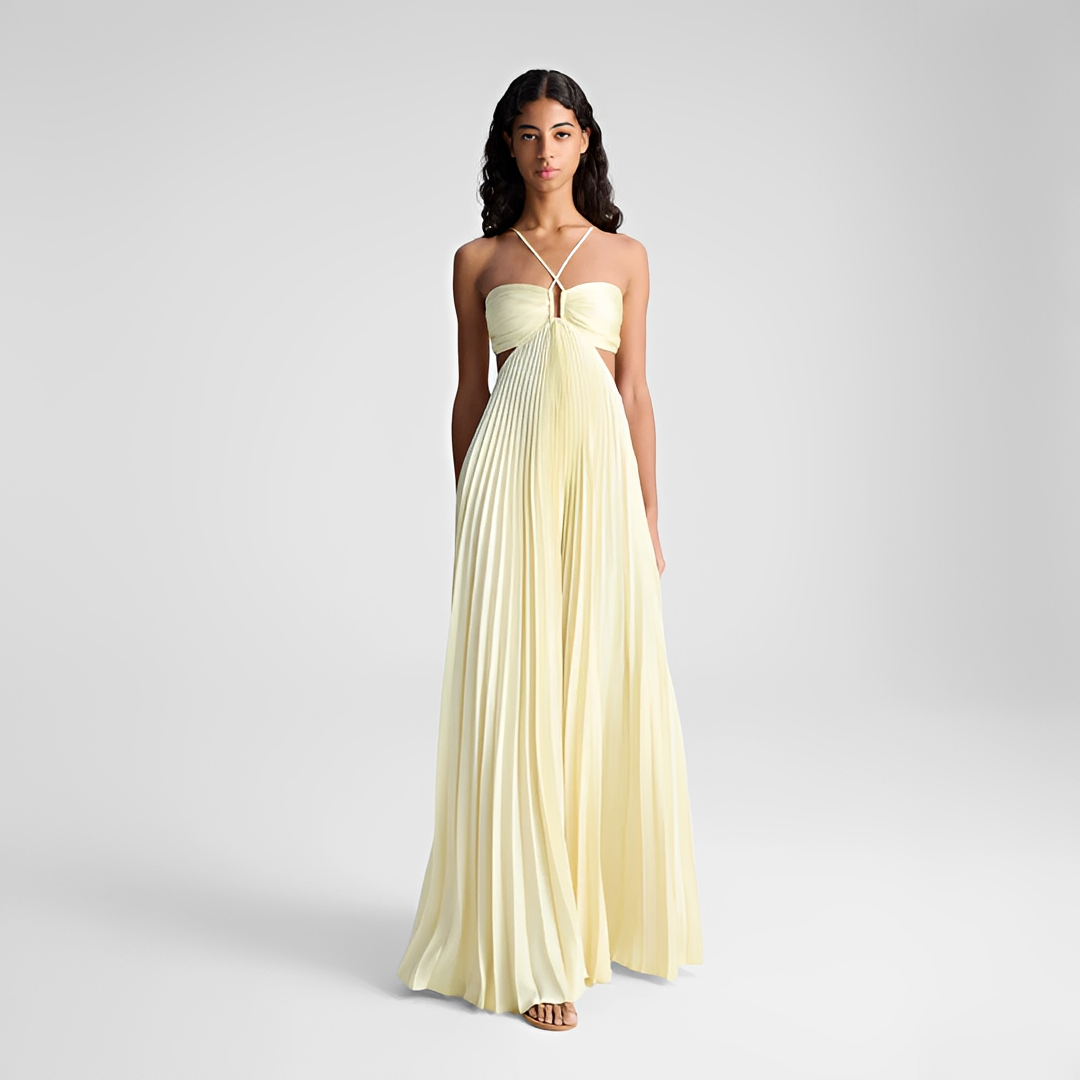 Sienna - Robe Maxi Élégante Plissée